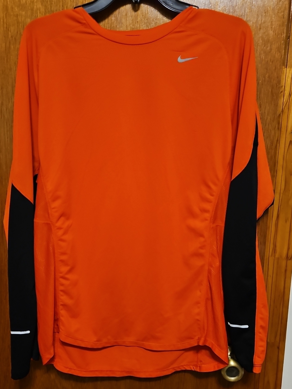 Nike Orange and Black Men’s Performance Long-Sleeve Jacket